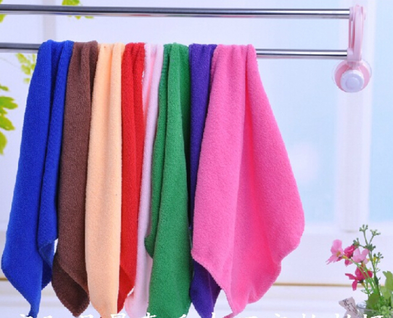 10 Pcs Mixed Color Microfiber Car Cleaning Towel Home Washing Polishing Cloth HG