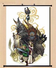Zelda super Fans Wall Scroll cosplay Twilight Princes Home Decor Poster 60*90cm