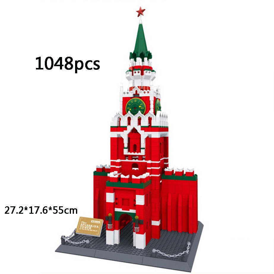  Kremlin Russia building block model compatible with legoes toys for