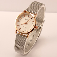 Nueva marca Dress reloj Casual para mujer del diamante del reloj de pulsera de acero inoxidable de lujo mujeres del cuarzo relojes venta al por mayor