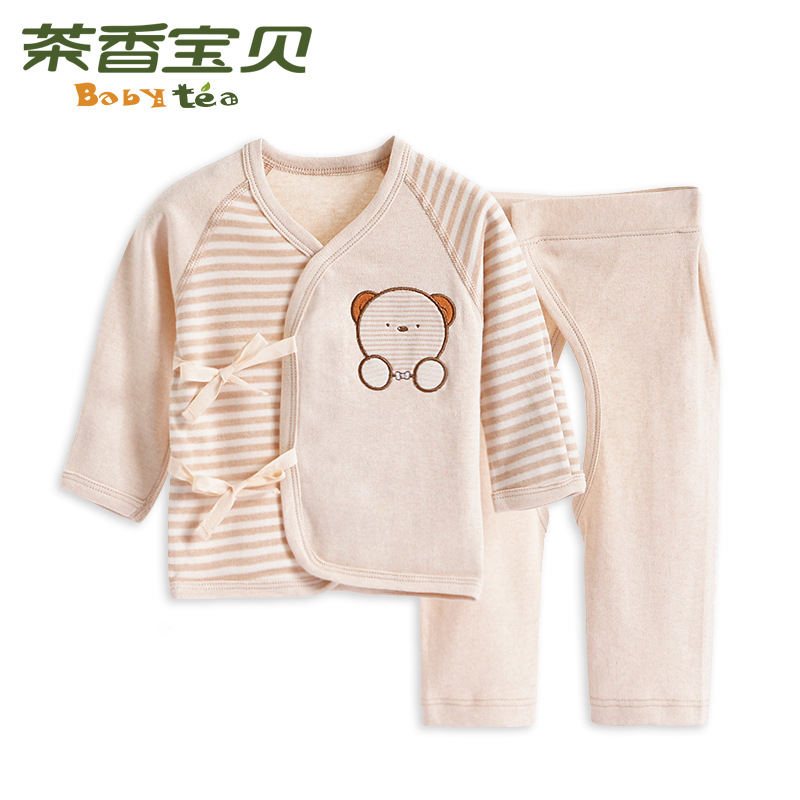 Natural Organic Cotton New Born Baby Clothing Sets 2016 New Baby Boy Clothes Hot Sale Baby Girl 