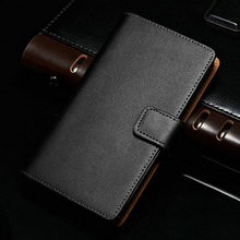 Genuine Leather Wallet Stand Case for Sony Xperia Z1 Honami C6906 C6903 C6902 C6943 L39h Phone