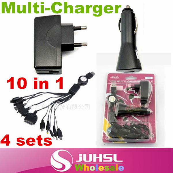 10 in 1 Multifunction USB retractable charging cable universal charger car charger Consumer Electronics Accessories Parts