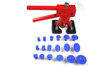 19 pcs High quality Super PDR Paintless Dent Repair Tools Set with 18pcs Blue Glue Tabs 1 Red Glue Puller
