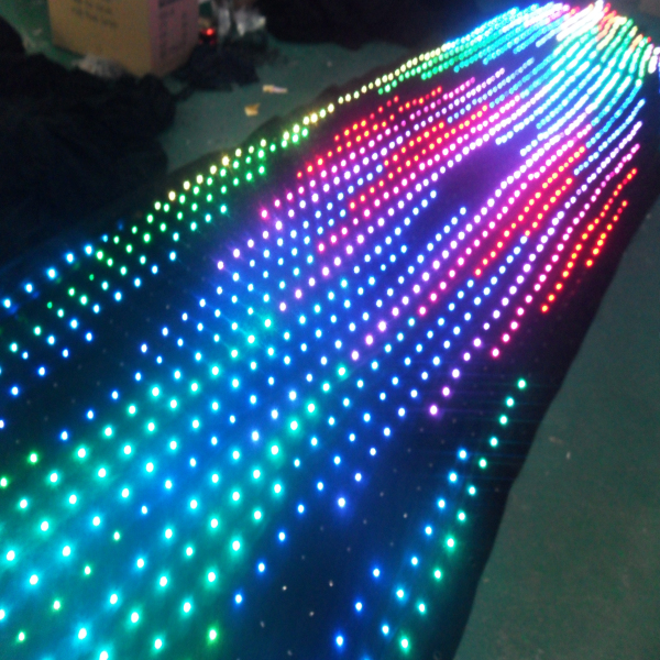 video led stage cloth