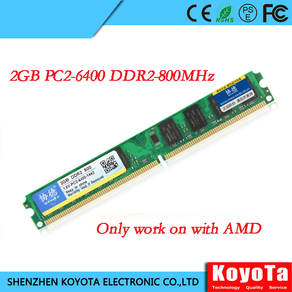  2  DDR2 800  PC6400 240 . so-dimm    AMD   