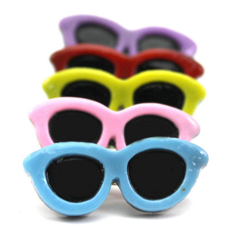 Pet Sunglasses Shape Hair Pin Fashion Dog Glasses Hairpin Pet Hairpin Hair Accessories for Hairy Dog