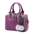 Fashion Knitting Ornament Panelled Bag Women Retro Simple Handbag Designer Trendy Contrast Color Ladies Bag