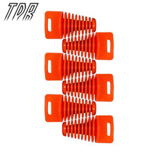 6pcs Big Orange ZXTD Exhaust Pipe Muffler Silencer