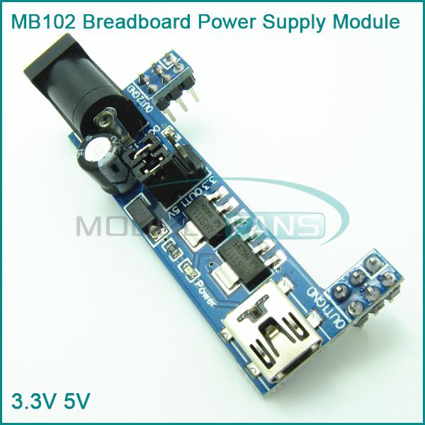 MB102 Breadboard Power Supply Module 3 3V 5V For Solderless