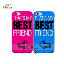 2pcs/Lots That’s My Best Friend Lover Phone Cases For Iphone6 6+ Case Cover Give Love A Gift