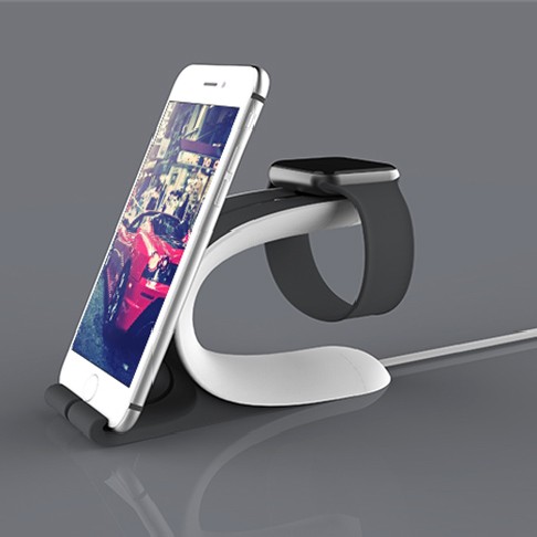 For iPhone 6 Charging Mount LOCA Mobius Charging Stand for Apple Watch for iPhone iPad Mobile