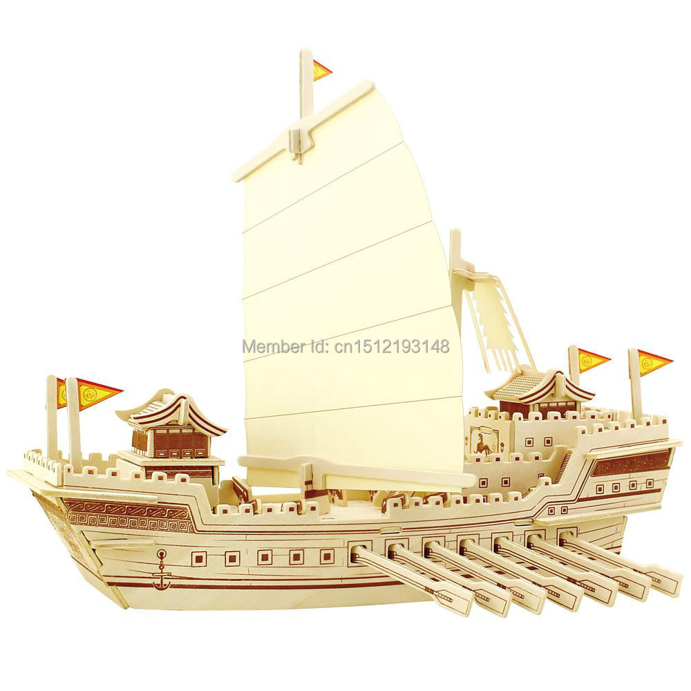 3d-paper-boat-puzzle-kids-diy-wooden-sailing-ship-model-package-mail 