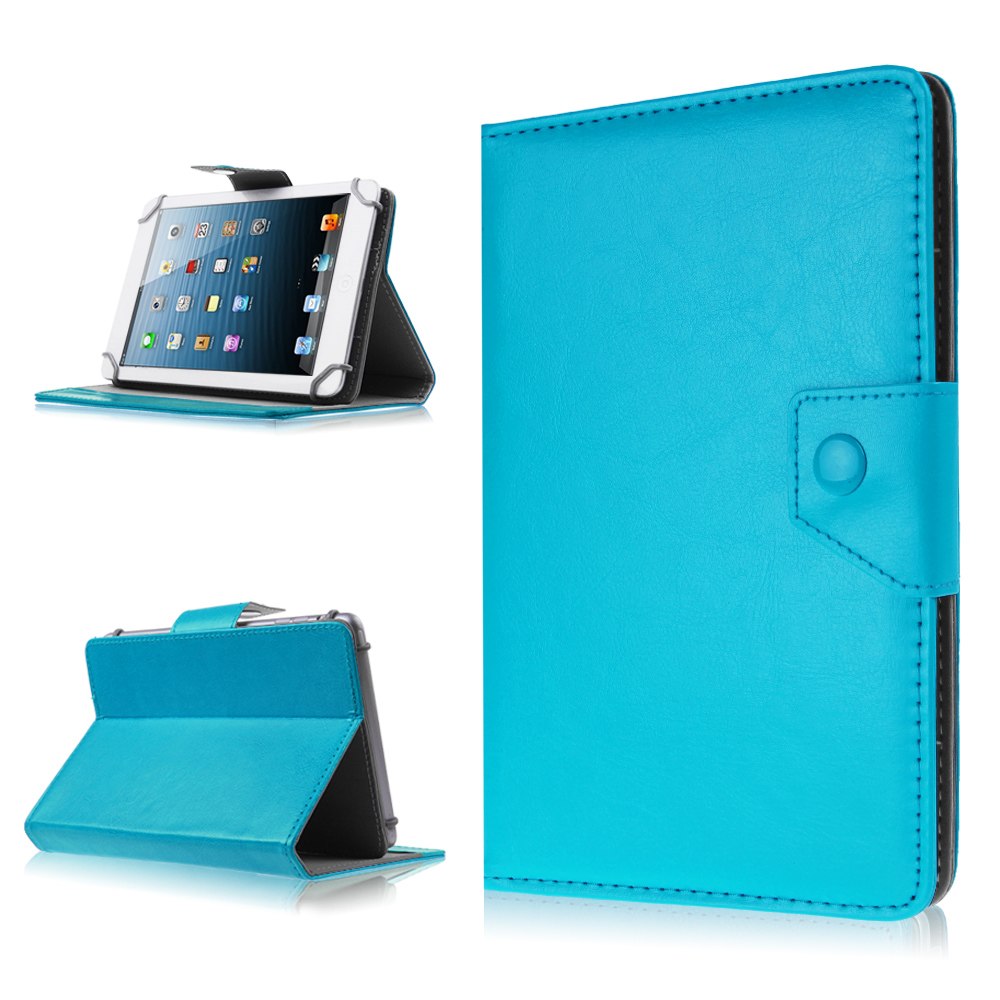 Funda de Cuero PU para Sony Xperia Z3 Funda de Tableta de 8.0 Pulgadas para LG G Pad 8.3 V500 Accesorios de Tableta Universal de 8 Pulgadas S2C43D-8 Pulgadas de Color Azul Profundo