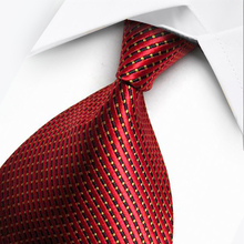 T30 Mens 2016 Fashion Blue Red Gray Stripe Plaid Fomal Business Ties for Men Classic Silk Polyester Man Jacquard Woven Necktie