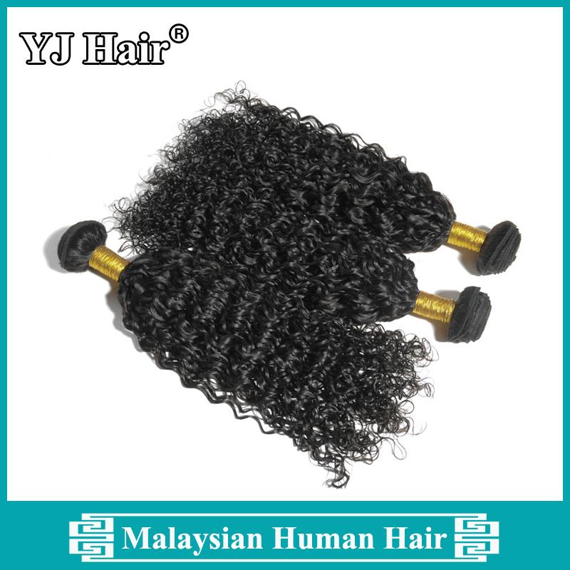 YJ Hair 6A Malaysian kinky curly virgin hair 2 pcs unprocessed Malaysian kinky curly virgin hair Malaysian deep curly 2 bundles