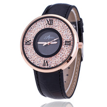 Relogio Feminino Fashion Women Dress Watches Luxury Transparent Diamond Watch Women Shiny Leather Watch Montre Femme