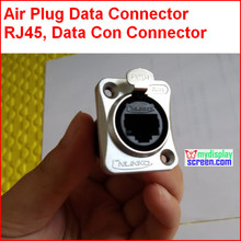 Из светодиодов дисплей воздушными пробками, RJ45 кабельная арматура, IP44 дизайн, женский, кабель для передачи данных cat5 разъемы, данных con дизайн для из светодиодов экран