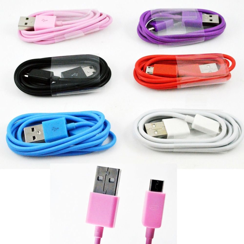 1M 3FT Micro USB Sync Charging Charger Data Cable Cord Mobile Phone Cables For Samsung HTC
