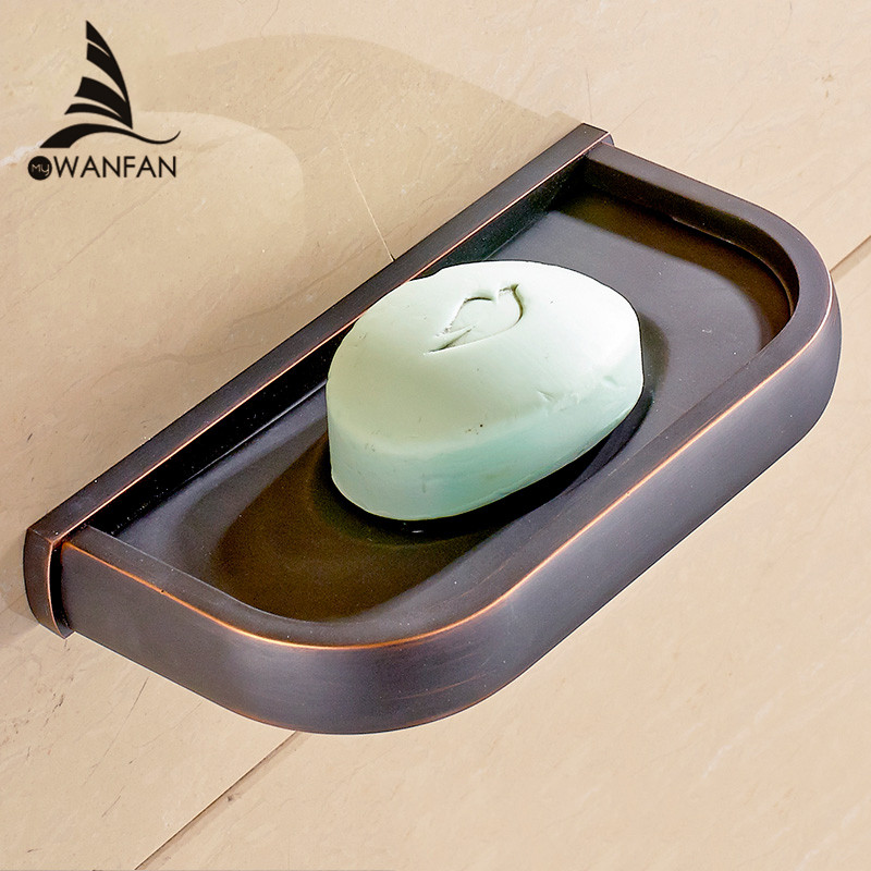 Free Shipping Brass Metal soap dish Wall Mounted Bathroom Accessories Product Solid Brass Copper Soap Dish Holder F81359