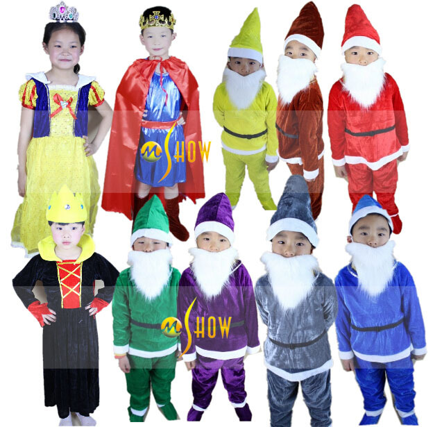 snow white and seven dwarfs costume