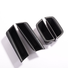 4pcs Door Handle Storage Box Armrest Glover Box For Mercedes Benz C Class W204 2011- 2014 Car Styling