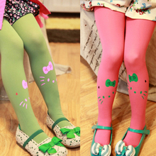 Lovely Cartoon Baby Tights For Children Elastic Velvet Baby Pantyhose Dance Tights For Girls Children s
