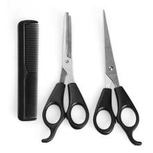 BS#S 3pcs Barber Tool Hair Cutting Thinning Hairdressing Shears Scissor Comb Set