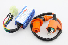 50cc-150cc High Performance Racing CDI + Ignition Coil Scooter Moped GY6 ATV 110cc