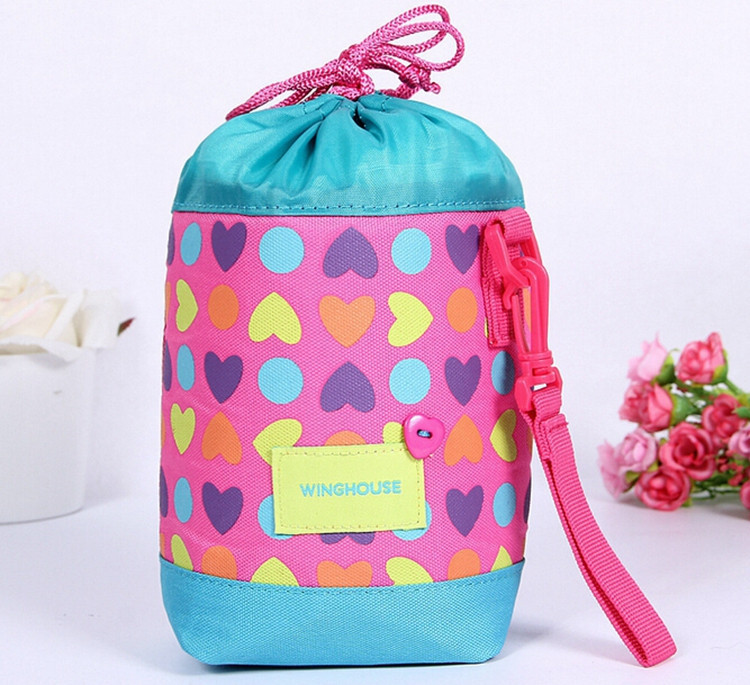 Cute Children School Water Bottle Cover Baby Feeding Insulation Bags Infant Thermos Baby Feeding Bottle Bag Fresh Food Lunch Bag (8)