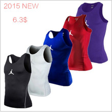 2015 latest Summer PRO Male Tops tank top  sleeveless Active men Tees Fitness Exercise tight quick drying men’s Tank Tops