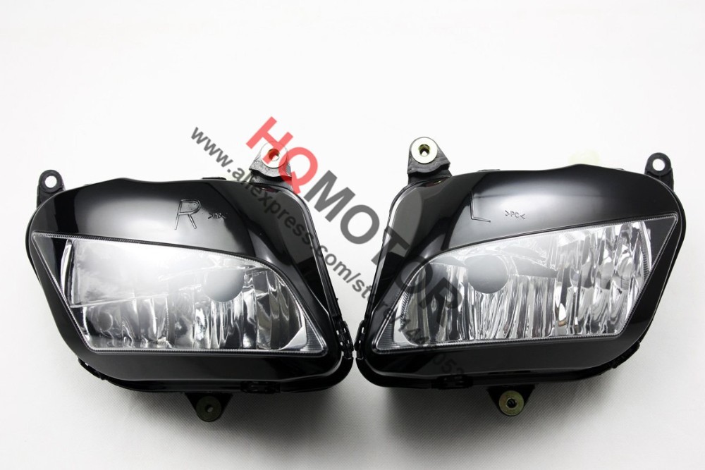 Headlight Lamp Assembly for Hon-da CB-R-600-R-R 2007-2008 C-B-R 600 R-R F-5 07-08 Black (3)