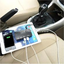 New 2 1A 1A 5 port USB Charger with cigarette lighter Port for iPad for iPhone