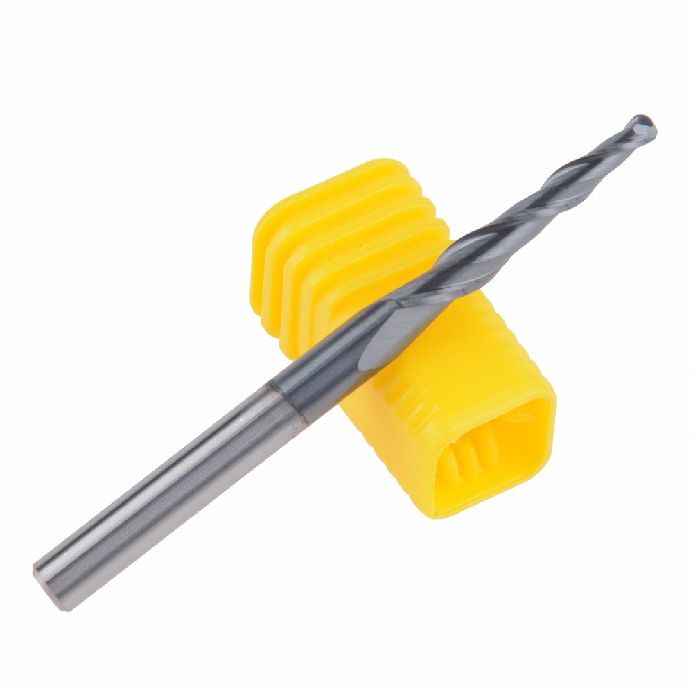 2021 Tapered Ball Nose End Mill Solid Carbide Coated Cnc Milling Cutter