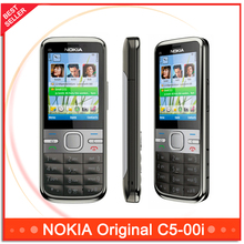 C5-00 Original Phone Unlocked Nokia C5 cell phones GSM 3G 3.15Mp Camera FM GPS Bluetooth