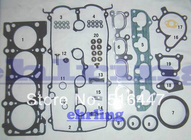 Капитальный ремонт полный комплект прокладка MAZDA 626 MX-6 AJUSA 50138600 FS 8AGX-10-271