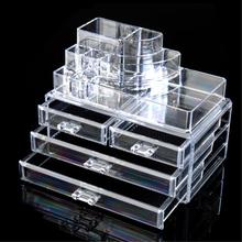 cc bag Acrylic Makeup Cosmetic Organizer Drawer Holder Clear Display Storage Jewelry Box eiffel tower stylenanda
