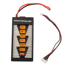 LiPo Charging Adaptor Board XT60 Connector 2-6S Charge/Balance Board Parallel Connect Plate Battery for imax B6