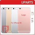 Hight Quality For iphone 6S 6GS housing Grey White Gold Rose Gold metal alloy back cover