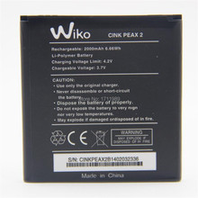 Factory Price 2000mAh Safe Li-ion Original Rechargeable Battery For Wiko CINK PEAX 2 Batterie Batterij Bateria+ Tracking Cord