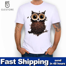 Men’s T Shirt Fashion Galaxy Short Sleeve Camouflage T-Shirts Night Warrior Owl Tshirt Funny Tee Shirts Hipster White Tshirt