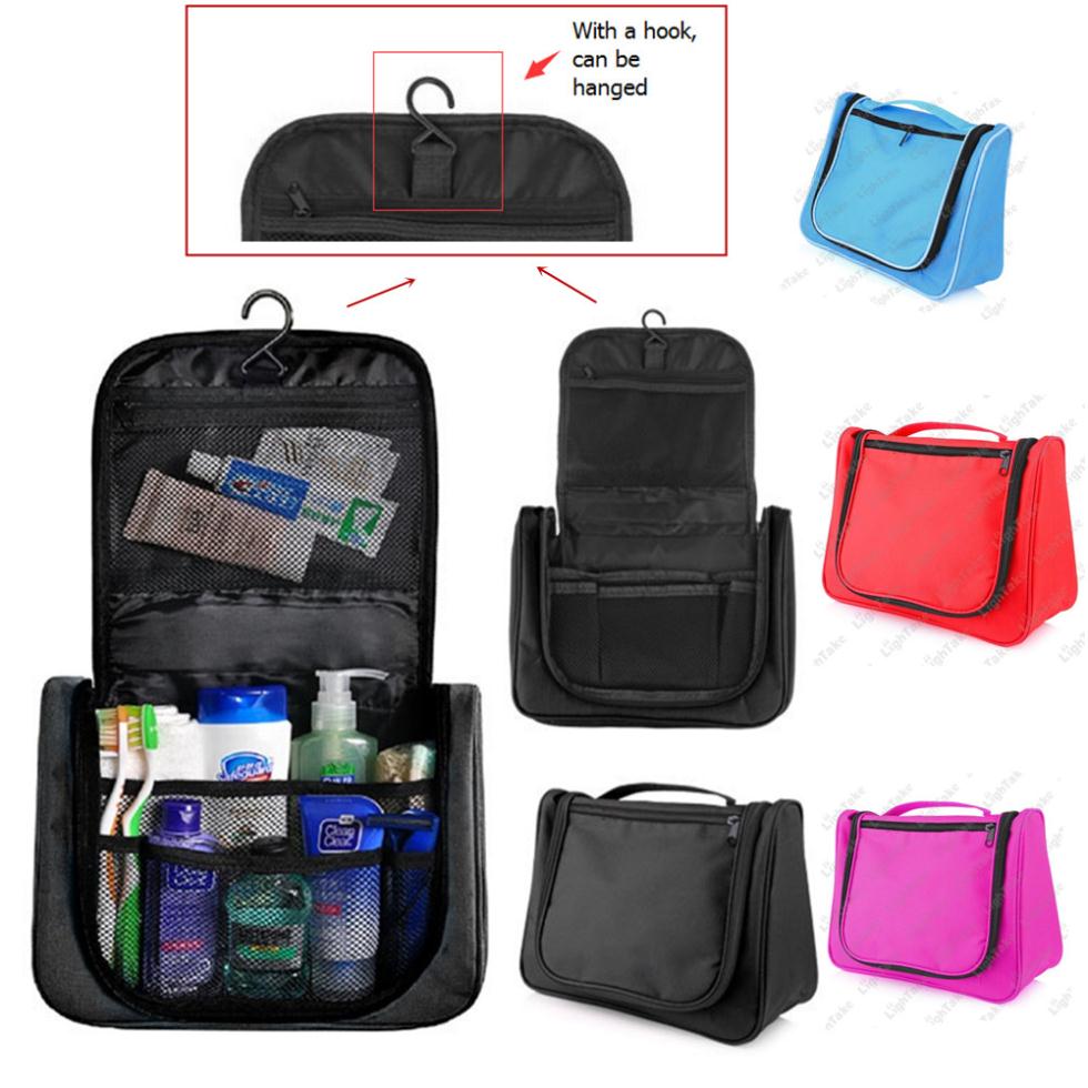 Multifunction Retro Vintage Portable Travel Hiking Hanging cosmetic toiletry wash Hiking bag Accessories For man Women