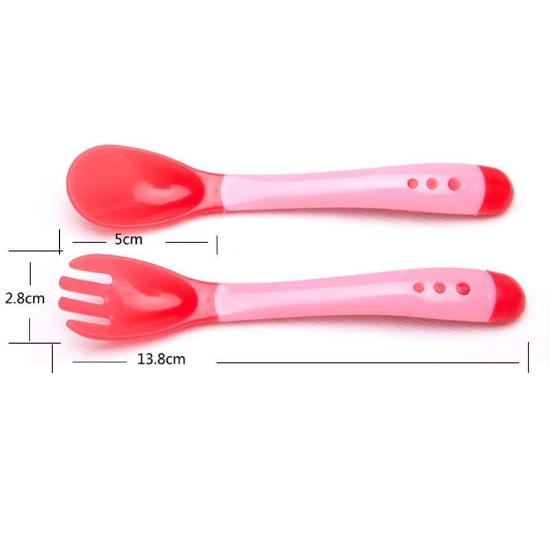 2PCS-Baby-spoon-and-fork-Safety-Temperature-Sensing-Spoon-Baby-Flatware-Feeding-Spoon-baby-product-kids (2)
