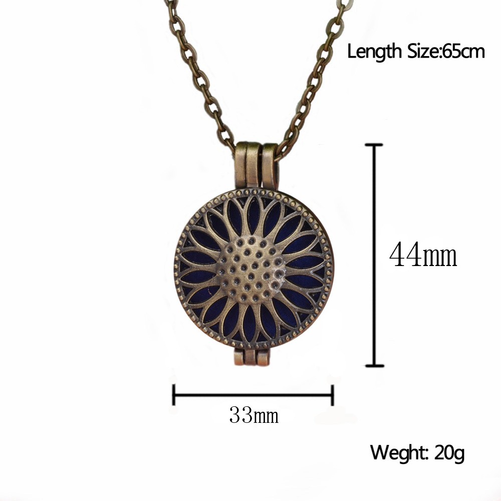 10Pcs-33-44mm-Antique-Bronze-Round-Aromatherapy-Perfume-Essential-Oil-Diffuser-Locket-Pendant-Necklace-For-Women.3