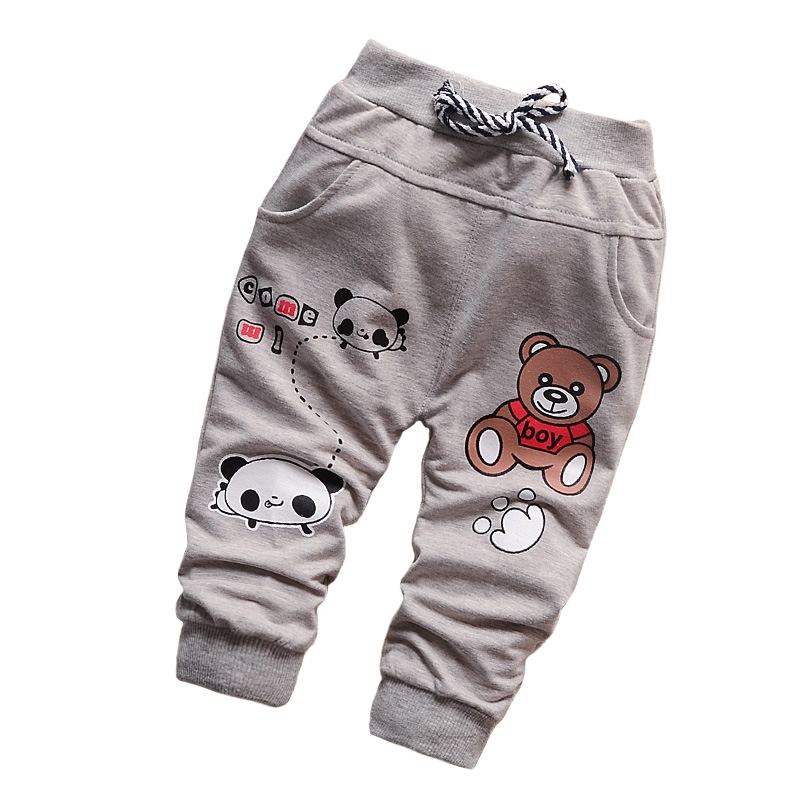 New 2015  Lovely Cartoon spring  boy newborn pants Baby boy pants brand cotton children's pants baby clothing Autumn 7-24M