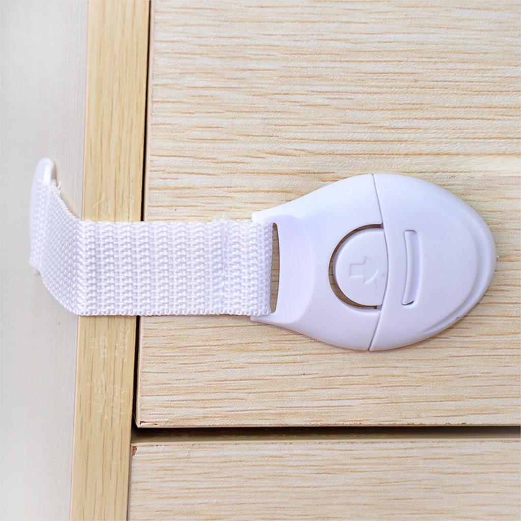 Cabinet Door Drawers Refrigerator Toilet Safety Plastic Lock For Child Kid Baby Safety 21cmX5cm