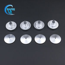 4pcs 35 * 35MM pure brass high quality Speaker amplifier CD player spike feet with DISC, silver plated