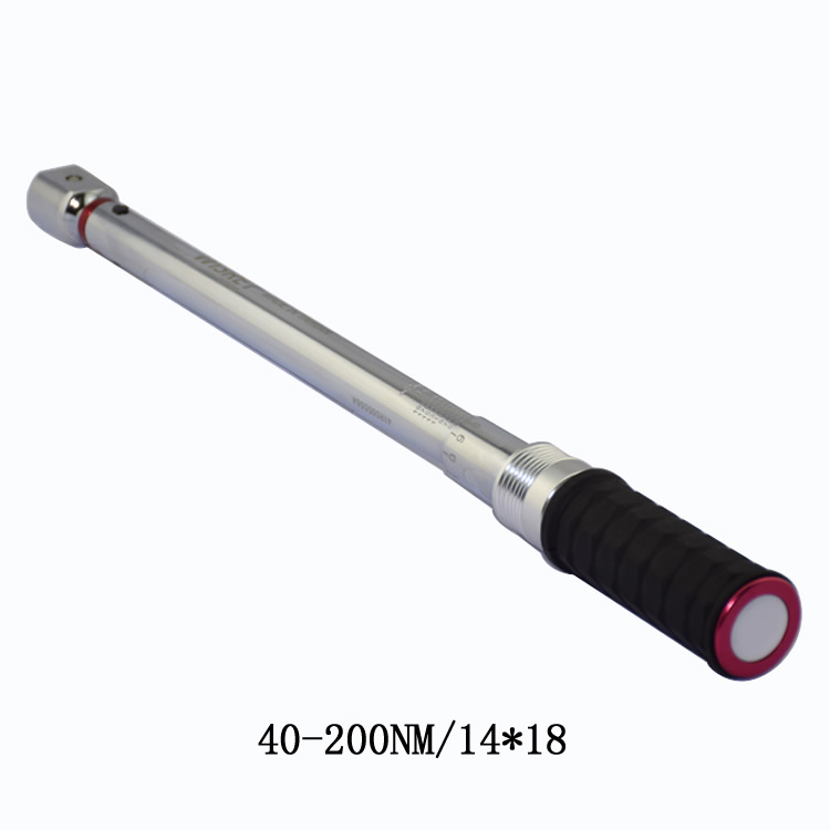 High precision  Torque Wrench tools 40-200NM Preset tension-indicating wrench Interchangeable  torque spanner 14x18mm interface