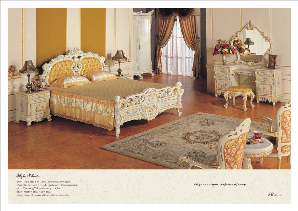 style bedroom furniture french baroque furniture Free shipping ...