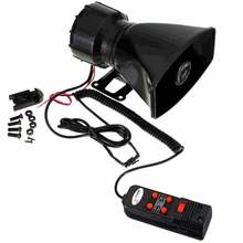 100W 5 sound style Car Electronic Warning Siren Alarm Police Firemen Ambulance Loudspeaker Speaker with MIC